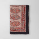 Paisley Block Printed Kalamkaari Bedcover & Pillow Cases